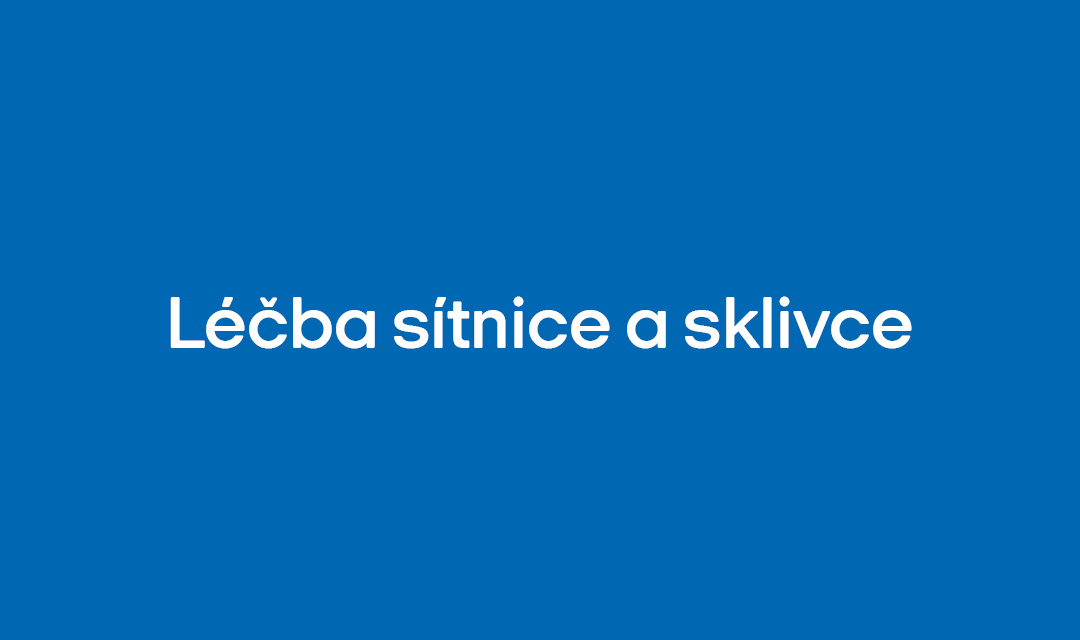 Léčba sítnice a sklivce