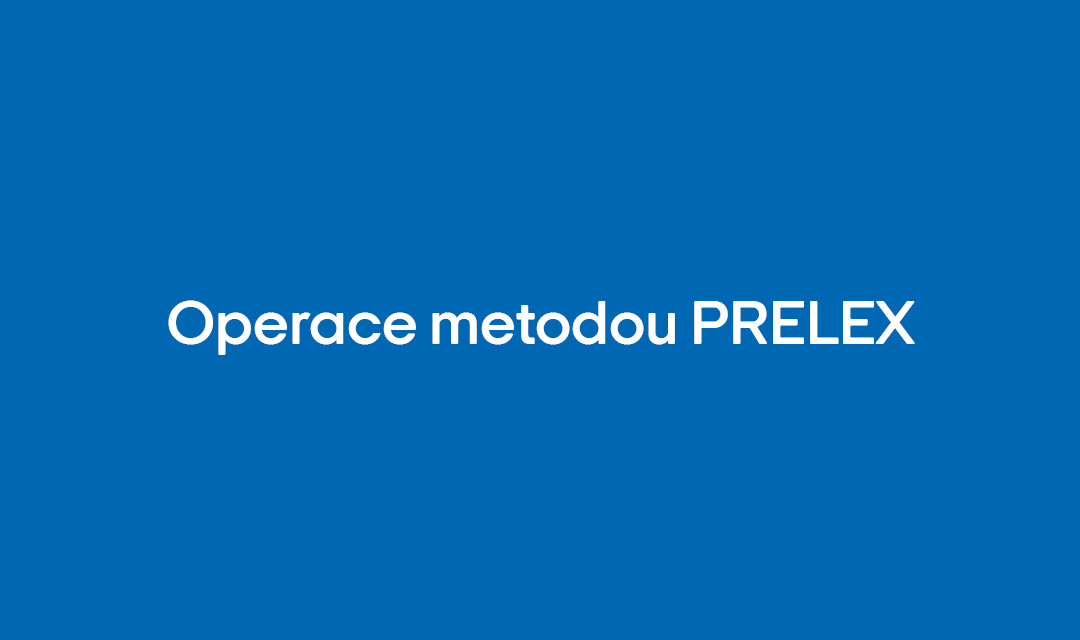Operace metodou PRELEX