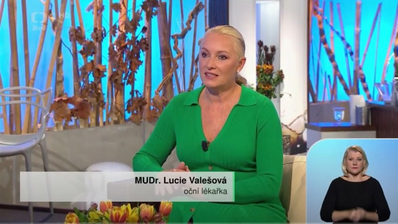 Prim. Lucie Valešová v Sama doma na ČT1