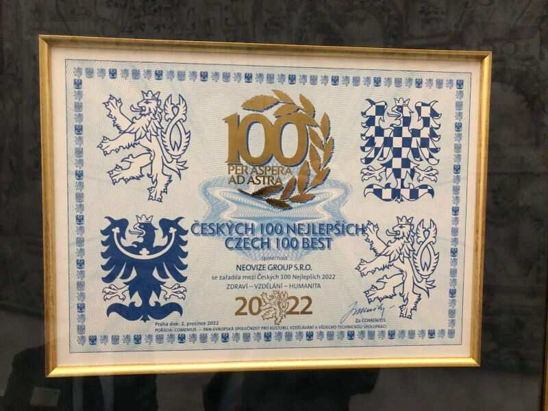 NeoVize v českých 100 NEJLEPŠÍCH 