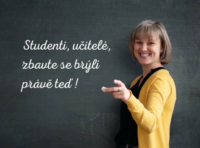 Prázdninová sleva pro studenty a učitele