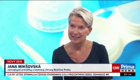 MUDr. Jana Mikšovská v CNN Prima News